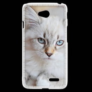 Coque LG L70 Chaton aux yeux bleus