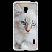 Coque LG F6 Chaton aux yeux bleus