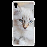 Coque Sony Xperia Z2 Chaton aux yeux bleus