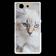 Coque Sony Xperia Z3 Compact Chaton aux yeux bleus