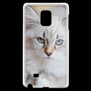 Coque Samsung Galaxy Note Edge Chaton aux yeux bleus