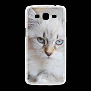 Coque Samsung Galaxy Grand2 Chaton aux yeux bleus