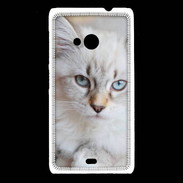 Coque Nokia Lumia 535 Chaton aux yeux bleus