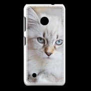 Coque Nokia Lumia 530 Chaton aux yeux bleus