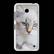 Coque Nokia Lumia 635 Chaton aux yeux bleus