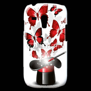Coque Samsung Galaxy S3 Mini Papillons magiques rouges