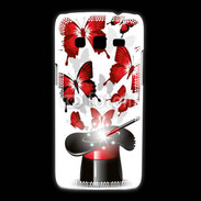 Coque Samsung Galaxy Express2 Papillons magiques rouges