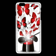 Coque iPhone 6Plus / 6Splus Papillons magiques rouges