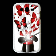 Coque Samsung Galaxy Grand Papillons magiques rouges