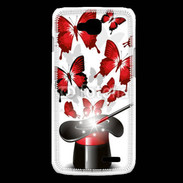 Coque LG L90 Papillons magiques rouges