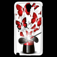 Coque Samsung Galaxy Note 3 Light Papillons magiques rouges