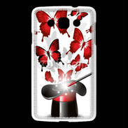Coque LG L60 Papillons magiques rouges