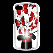 Coque Blackberry Q10 Papillons magiques rouges