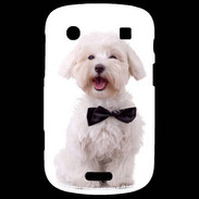 Coque Blackberry Bold 9900 Bichon avec noeud papillon