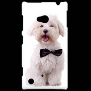 Coque Nokia Lumia 720 Bichon avec noeud papillon