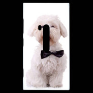 Coque Nokia Lumia 920 Bichon avec noeud papillon