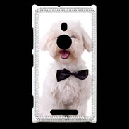 Coque Nokia Lumia 925 Bichon avec noeud papillon