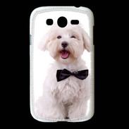 Coque Samsung Galaxy Grand Bichon avec noeud papillon