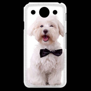 Coque LG G Pro Bichon avec noeud papillon