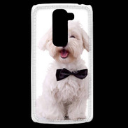 Coque LG G2 Mini Bichon avec noeud papillon