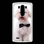 Coque LG G3 Bichon avec noeud papillon