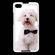 Coque Blackberry Z30 Bichon avec noeud papillon