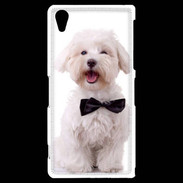 Coque Sony Xperia Z2 Bichon avec noeud papillon