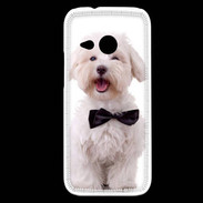 Coque HTC One Mini 2 Bichon avec noeud papillon