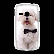 Coque Samsung Galaxy Young Bichon avec noeud papillon