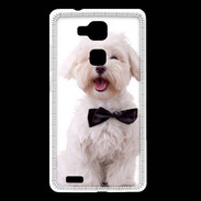 Coque Huawei Ascend Mate 7 Bichon avec noeud papillon