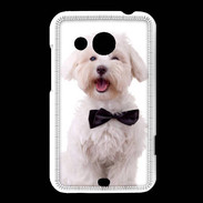 Coque HTC Desire 200 Bichon avec noeud papillon