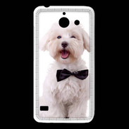 Coque Huawei Y550 Bichon avec noeud papillon