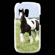 Coque Samsung Galaxy S3 Mini Cheval noir et blanc 5