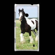 Coque Nokia Lumia 520 Cheval noir et blanc 5