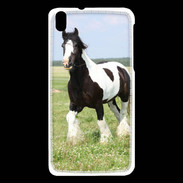Coque HTC Desire 816 Cheval noir et blanc 5