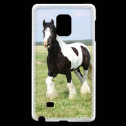 Coque Samsung Galaxy Note Edge Cheval noir et blanc 5