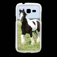 Coque Samsung Galaxy Fresh Cheval noir et blanc 5