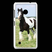 Coque Nokia Lumia 530 Cheval noir et blanc 5