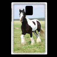 Coque Blackberry Passport Cheval noir et blanc 5