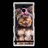 Coque Sony Xperia P Chien Yorkshire 2