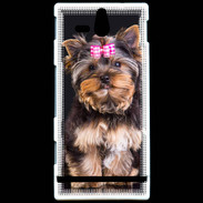 Coque Sony Xperia U Chien Yorkshire 2