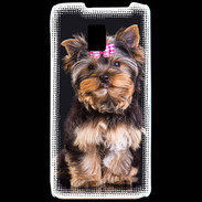 Coque LG P990 Chien Yorkshire 2