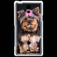 Coque Sony Xperia T Chien Yorkshire 2