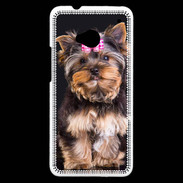 Coque HTC One Chien Yorkshire 2