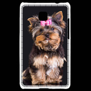 Coque LG Optimus L3 II Chien Yorkshire 2