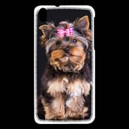 Coque HTC Desire 816 Chien Yorkshire 2