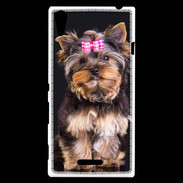Coque Sony Xperia T3 Chien Yorkshire 2