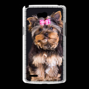 Coque LG L80 Chien Yorkshire 2
