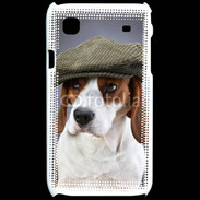 Coque Samsung Galaxy S Beagle avec casquette