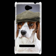 Coque HTC Windows Phone 8S Beagle avec casquette